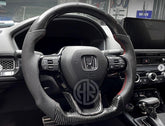 Honda Civic 2022 Carbon Fiber Steering Wheel Lightweight & Stylish Design